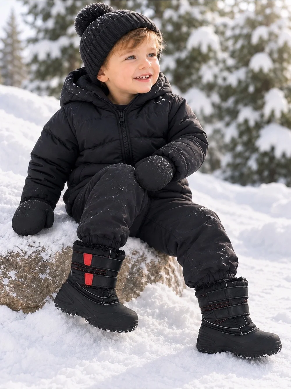 Wonder Nation Winter Snow Boots Unisex Toddler Size 8